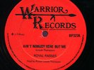 Royal Rasses Aint Nobody Here But Me UK Warrior Listen