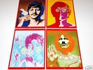 RICHARD AVEDON ORIGINAL BEATLES 4 PHOTO SET + COVER ART