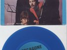 THE BEATLES 45 TOURS VINYL BLEU NOT FOR SALE