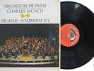 CHARLES MUNCH - BRAHMS - RARE FRENCH HMV CVB 2085
