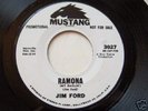 JIM FORD MUSTANG FOLK PSYCH ROCKABILLY 45 RARE UNLISTED