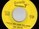 Ann Sexton YOU'VE BEEN GONE TOO LONG rare northern soul