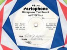 UK PARLOPHONE EP -BEATLES-TWIST& SHOUT-TEST PRESSING