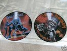 IRON MAIDEN REAL LIVE ONE + DEAD ONE PICTURE DISCS MINT