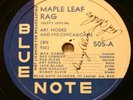 Art Hodes - Blue Note 505 - AUTOGRAPHED - E to E+