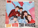 HOLLIES-STAY WITH THE HOLLIES orig uk RARE black+yellow