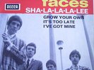 Small Faces EP DECCA Fr 60er Sha-La-La-La-Lee  rare PS
