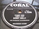 BUDDY HOLLY PEGGY SUE / EVERYDAY RARE 78 RPM RECORD