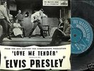 ELVIS PRESLEY LOVE ME TENDER 1957 HMV EP 7EG 8199