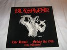BLASPHEMY - Live Ritual LP sarcofago conqueror chakal