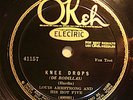 JAZZ78- LOUIS ARMSTRONG HOT 5 OKEH 41157 EE+ BEAUTIFUL
