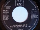 rare Modern Soul Boogie 45 EBONY STONES on ESP Listen