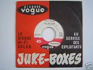 TRES RARE JUKE BOX  PROMO VOGUE DE JOHNNY HALLYDAY