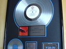 ALICE COOPER RIAA RECORD AWARD PLATIN SCHALLPLATTE RAR