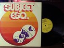 SUBJECT ESQ. GERMAN KRAUTROCK  epic  64998 RAR 1972