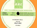 BBC TRANSCRIPTION LP - SPLIT ENZ   (IN CONCERT # 236)