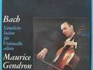 Philips Bach Cello Suites Maurice Gendron BOX 3 LP NM