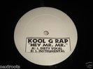 KOOL G RAP - HEY MR. MR. 12' SUPER RARE  WHITE LISTEN
