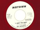 The Jackson 5  -  I Want You Back  (promo, red vinyl)