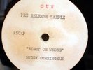 Buddy Cunninghan Sun  Pre Release 78 RPM Test Pressing