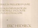 CASSIOPEE(3 lps)/DEBUSSY/BACH etc/ERIC HEIDSIECK, piano