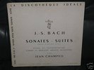 VEGA France  Bach sonata violin Jean Champeil org Rare