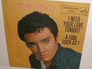 Elvis A FOOL SUCH AS I Picture Sleeve ELVIS SAILS 1959