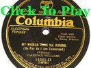 CLARENCE WILLIAMS on ORIG US COLUMBIA 14341-D/E to E+