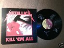 Metallica SIGNED-Kill em all LP, ENCLUDE- Jason newsted