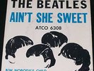 The Beatles Ain't She Sweet RARE ATCO 45 Picture Sleeve