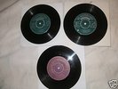 Elvis Presley. Three Very Rare HMV 45s from 1957