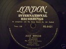 KOKOMO: ASIA MINOR  78 rpm S.A. EX + 1961 INSTRUMENTAL