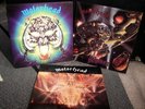 MOTORHEAD-3 MINT LPs-OVERKILL+BOMBER+LIVE-WHITE LABELS