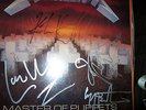 Metallica- signed- master of puppets cover