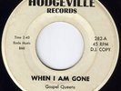 BLACK GOSPEL 45: GOSPEL QUEENS. RARE+++. 1960'S. FMQ.