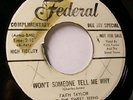 Doo wop 45 * Faith Taylor & Sweet Teens * Someeone Vg+