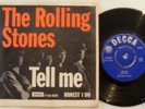 THE ROLLING STONES - TELL ME & HONEST - DANISH 45+PS 64