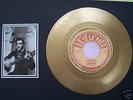 ELVIS PRESLEY MINT GOLD PLATED RECORD MYSTERY TRAIN