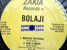 BOLAJI - MASSIVE MATERIAL / RUN 4 COVER - RARE 12