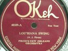 44) 78 RPM   PIRON'S NEW ORLEANS ORCHESTRA   OKEH 40189