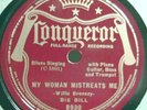 63)   78 RPM     BIG BILL     CONQUEROR 8930   BLUES