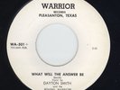 DAYTON SMITH: What Will The Answer Be Texas rockabilly