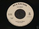 Elvis Presley Gold Standard DJ 45 That's All Right