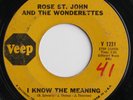 ROSE ST JOHN - I KNOW THE MEANING NORTHERN SOUL 45 HEAR