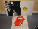 ROLLING STONES Sticky Fingers LP 1971 WITH ZIP+INSERT