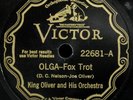 JELLY ROLL MORTON / KING OLIVER - Victor 22789  jazz 78