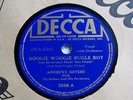 ANDREWS SISTERS 78 RPM BOOGIE WOOGIE BUGLE BOY DECCA