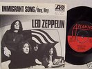 LED ZEPPELIN HEY HEY IMMIGRANT SONG RARE SWEDEN 7