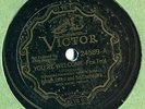 Victor 24589 ISHAM JONES ORCH You're Welcome 1933 in E