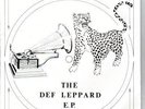 Def Leppard - Def Leppard EP red label + insert NWOBHM